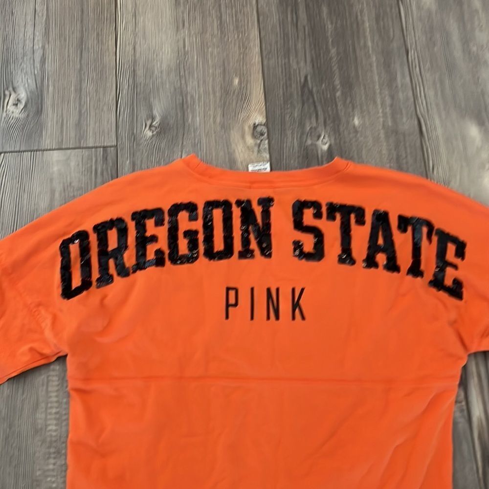 Pink Oregon State Long Sleeve Tee - Picture 5 of 9